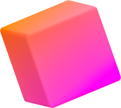 Vibrant Blocky 3D Shape Gradient Cube